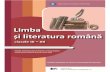 i literatura românăeducatiacontinua.edu.ro/upload/1599245723_LLR_liceu EDP CU BT.pdf · Limba ș i literatura română punctul de vedere al nivelului de structurare a competențelor