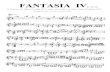 Fantasia 4 (Sixtus Kargel, Straßburg 1586) · FANTASIA IV by Francesco da Milano (Venedig 1547), edited and modified by Sixtus Kargel (Straßburg 1586) for the lute arranged for