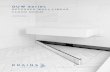 DUW Data Sheet 2020 - DRAINS UNLIMITED · DUW Series is a one of a kind wall recess linear drain, ... and bonded waterprooﬁng membrane. DUW Linear Drain is designed to accommodate