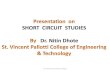 New SHORT CIRCUIT STUDIES Dr. Nitin Dhote · 2019. 1. 8. · assumptions in short circuit studies: 1. all the shunt elements including loads in the power system are neglected (i l