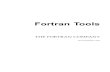 Fortran Tools - physics.muni.cz · The Fortran Tools CD contains one directory (folder) named FortranTools. Copy this into a directory whose name has no spaces (i.e., not “Program