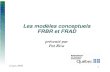 Les modèles conceptuels FRBR et FRAD · 2009. 4. 14. · FRBR Functional Requirements for Bibliographic Records Groupe de travail du Comité permanent de la Section de catalogage