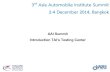 3rd Asia Automobile Institute Summit1... · 2019. 12. 19. · 3rd Asia Automobile Institute Summit 2-4 December 2014, Bangkok AAI Summit . Introduction TAI’s Testing Center