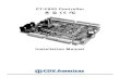 CT-V900 Controller - CDVI UK...CT-V900 CONTROLLER 5 controller. The relay expansion modules are connected to the controller via an RS-485 E-bus, allowing you to install the relay modules
