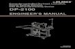 R Computer-controlled Dry-head, Lockstitch, Sleeve Setting ...semsi.com.mx/Manuales/JUKI/DP-2100 EM00_e.pdf · Max. sewing speed (rpm) 3,500 2,600 2,000 1,600 No. Specifications DP-2100