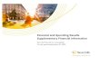 Financial and Operating Results Supplementary Financial ......Financial and Operating Results Supplementary Financial Information Sun Life Financial Inc. (unaudited) For the period