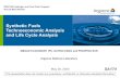 Synthetic Fuels Technoeconomic Analysis and Life Cycle Analysis · 2020. 9. 23. · Synthetic Fuels Technoeconomic Analysis and Life Cycle Analysis drhgfdjhngngfmhgmghmghjmghfmf AMGAD