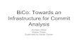 BiCo: Towards an Infrastructure for Commit Analysisscg.unibe.ch/download/softwarecomposition/2018-01-16-AndreasHo… · full match Improvement 120 50.83% 17.50% 53.33% 20.00% 19.17%