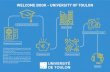 WELCOME BOOK - UNIVERSITY OF TOULON...CONTACTS •THINGS TO DO IN TOULON International Relations Department 31 • Emergency telephone numbers 31 CONTENTS # Welcome Book 2020-2021