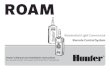 ROAM - Hunter IndustriesSecure Site  · 2018. 5. 16. · 4 ROAM COMPONENTS (CONTINUED) RECEIVER 11. SmartPort ® Outlet (Male) – Outlet on back of Receiver that plugs into the SmartPort