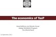 The economics of TasP · HIV-SD couples Pregnant women + TB/HIV HBV/HIV SD couples Pregnant Children < 5until 2010 Apollo et al, 2013 11 million 17 million 21 million 26 million 32
