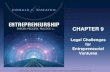 Legal Challenges for Entrepreneurial Venturesportal.unimap.edu.my/portal/page/portal30/Lecture Notes/Pusat Pen… · 1. To introduce the importance of legal issues to entrepreneurs