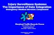 Injury Surveillance Systems: The ... - mva.maryland.gov 2015 EMS... · Maryland ISS Data Sets EMS - electronic Maryland Emergency ... 30.0 40.0 50.0 60.0 70.0 80.0 90.0 100.0 s CY