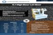 High Performance Mixing & Pelletizing Technology · HOW THE LANCASTER K1-LAB MIXER WORKS The K1-Lab Mixer has the same counter-current mixing design as all Lancaster Mixers with the