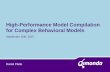Designer’s Guide - High-Performance Model Compilation for Complex Behavioral … · 2009. 12. 29. · Behavioral Model Export the DAEs to several common AHDLs incl. VHDL-AMS, Verilog-A,
