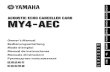 ENGLISH ACOUSTIC ECHO CANCELLER CARD ... yamaha...ACOUSTIC ECHO CANCELLER CARD MY4-AEC Owner’s Manual Bedienungsanleitung Mode d’emploi Manual de instrucciones Manuale di istruzioni