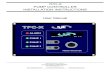 TPC-X PUMP CONTROLLER INSTALLATION INSTRUCTIONS User Manual€¦ · Allowable range: 0 to 250 seconds. PUMP OFF DELAY This setting controls the minimum time allowed between one pump