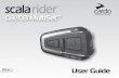 scala rider Q3 User Guide EN...scala riders ENTERTAINMENT OPTIONS • ireless music streaming via devices supporting W Bluetooth Stereo A2DP and AVRCP profiles • Audio Players (non-Bluetooth)