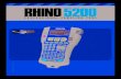 Show off your work with the RHINO 5200 from DYMO...size, space and format labels for wires and cables, terminal blocks, electrical and patch panels, 110-blocks, vertical and ﬁ xed-length