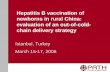 Hepatitis B vaccination of newborns in rural China ......• Among providers who had used the Uniject device: – 98% thought Uniject was easy to carry, transport, and use – 95%