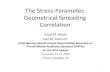 The Stress-Parameter, Geometrical Spreading Correlation...The Stress-Parameter, Geometrical Spreading Correlation David M. Boore Gail M. Atkinson USGS National Seismic Hazard Map (NSHMp)