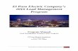 El Paso Electric Company’s 2016 Load Management Program...El Paso Electric Company’s 2016 Load Management Program 6 The possibility of up to four (4) Unscheduled Curtailments,