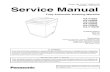 Order No. PHAT100601CE Service Manual · Soak High Speedy Blanket Delicate Tub Hygiene Soak 1 hour Soak 8 hour Approx. 47 - 56 min Approx. 20 min Approx. 107 min Approx. 21 - 27 min