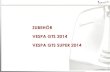 ZUBEHÖR VESPA GTS 2014 VESPA GTS SUPER 2014...Top Case • komplett in Fahrzeugfarbe lackiert • mit komfortabler Rückenlehne • verchromtes Vespa-Logo • für das Vespa GTS Super