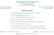 GCOE, Amravati VNIT, Nagpur Achievement...Unit-I 1) Transportation and Its Development: Long term operative plans for Indian Railways, Classification Lines and their track standards