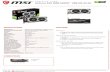 GeForce RTX 2080 SUPER™ VENTUS XS OC · 2020. 9. 15. · Model Name GeForce® RTX 2080 SUPER™ VENTUS XS OC Graphics Processing Unit NVIDIA® GeForce® RTX 2080 SUPER™ Interface