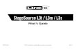 StageSource L3t / L3m / L3s · suppression technology. For larger bands, live sound events, or houses of worship, StageSource L3t can be configuredinto full front-of-house and monitor