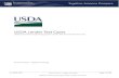 USDA URLA Lender Test Cases for Open Readiness Testing ...GUS Lender Test Environment (GUS LTE). Testing includes access to TEST eAuthentication accounts, test security management