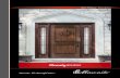 Royal Mahogany Entry Systems - Energy Tech Inc. · 2018. 12. 11. · Royal Mahogany ™ The allure of premium hardwoods is captured in Masonite’s exquisite Royal Mahogany™ Door