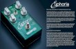 Wampler Pedals | Wampler Pedals - Suggested Settings · 2019. 11. 7. · gain pathway. They change the drive in very fundamental ways. Smooth is the most "D"-amp style sound, with