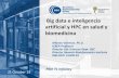 Big data e inteligencia artificial y HPC en salud y ... · Spanish Node of ELIXIR (ELIXIR-ES) TransBioNet network of Bioinformaticians in Research Institutes of Spanish Hospitals