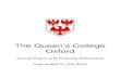 The Queen’s College Oxfordd307gmaoxpdmsg.cloudfront.net/.../The_Queens_College.pdfThe Queen’s College, Oxford Governing Body, Officers and Advisers Year ended 31 July 2015 3 During