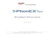 EVERCOMevercom.be/pdf/PhonEX_TEN_Product_Overview_V3.00_Rel1.1.pdf · configuration for each Call Detail Record (CDR) format provided by any APBX, including multiple line call data