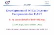 Development of W/Cu Divertor Components for EAST · HT-7/ ASIPP EAST Development of W/Cu Divertor Components for EAST G G. -N N. Luo on behalf of the PFM Group ASIPP, Hefei, Anhui