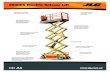2630ES Electric Scissor Lift - JLG Industries2630ES Electric Scissor Lift 131 JLG One handed operation for operator comfort and control Pothole protection bars reduce ground clearance