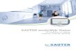 SAUTER moduWeb Vision · Commissioning. SAUTER moduWeb Vision can be installed quickly, easily and without special system requirements. For commissioning, control parameters and switching