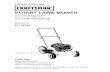 CRAFTSMAN - User Manual Search Engine · Owner's Manual CRAFTSMAN° ROTARY LAWN MOWER 4.5 Horsepower 22" Side Discharge Model No. 917.387601 •EspaSol, p. 18 CAUTION: Read and follow