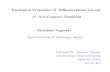 Topological Properties of Diﬀeomorphism Groups of Non … · 2011. 6. 30. · Homeomorphism and diﬀeomorphism groups of non-compact manifolds with the Whitney topology, Topology