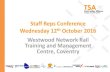 Westwood Network Rail Training and Management Centre ... - TSA · Questions and Answer session - Open Forum 15.30 - 15.50 ... Outstanding TOCs ... Network Rail’s Transformation.