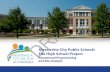 Alexandria City Public Schools The High School Project · 2019. 8. 28. · project is City land already assigned to ACPS. Project Timeline 18 Months 18-24 Months* 24-30 Months 12-18