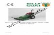 BILLY GOAT for BC2600 Hydro Series Brush Cutter Owner’s ......Part No 501505 8 F041513A BC2600 Hydro Series Brush Cutter Owner’s Manual 4. Units equipped with electric starters: