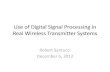 Use of Digital Signal Processing in Real Wireless Transmitter Systems …jdsp.engineering.asu.edu/RFPAweb/WirelessComm_jdsp.pdf · 2012. 12. 6. · modulation schemes –Amplitude