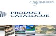 PRODUCT CATALOGUE - KLINGER€¦ · Gland Packing » 19 Engineering Plastics & PTFE Products » 20-21 Other Products » 22 Joint Integrity Management Services » 23 Gasket Installation