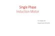 Single Phase Induction Motor - RKDF University single phase IM.pdf The single-phase motor stator has