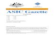 No. A039/11, Tuesday, 17 May 2011 ASIC Gazette · 2011. 5. 16. · ASIC GAZETTE Commonwealth of Australia Gazette A039/11, Tuesday, 17 May 2011 Notices under Corporations Act 2001