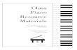 Class Piano Resource Materials - Best Electric Boardgtimusic.weebly.com/uploads/3/8/1/7/38179031/00-prep... · 2019. 12. 5. · Scale, Triad and Exercise Practice Log 63 Arpeggios